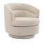 Holly Swivel Arm Chair - Natural