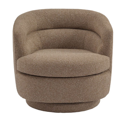 Holly Swivel Arm Chair - Cocoa Mocha