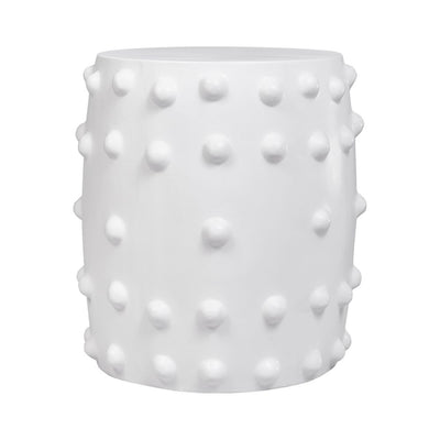 Otto Concrete Stool - White