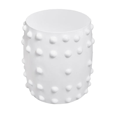 Otto Concrete Stool - White