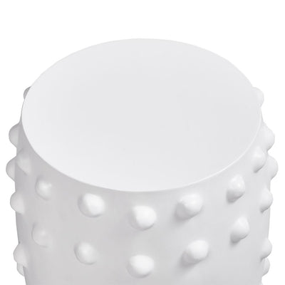 Otto Concrete Stool - White