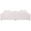 Midtown 4 Seater Sofa - White Linen