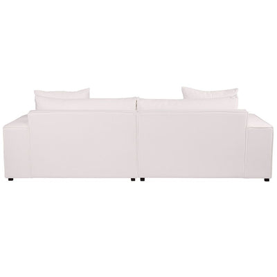 Midtown 4 Seater Sofa - White Linen