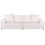 Midtown 4 Seater Sofa - White Linen