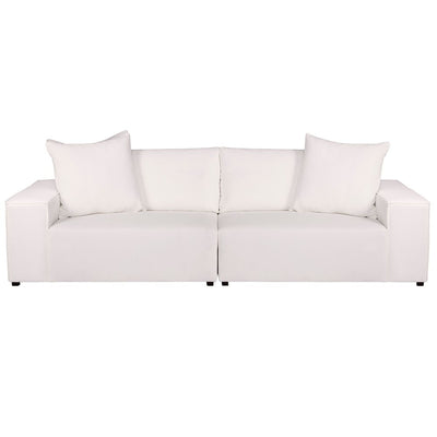 Midtown 4 Seater Sofa - White Linen