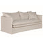 Palm Beach 3 Seater Slip Cover Sofa - Natural Linen