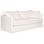 Palm Beach 3 Seater Slip Cover Sofa - White Linen