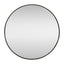 Vera Round Mirror - Antique Black