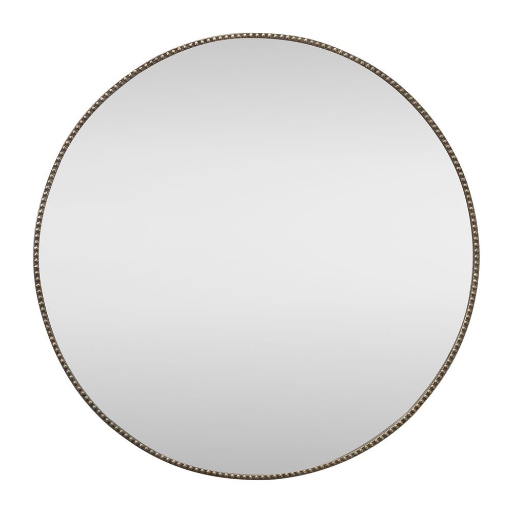 Vera Round Mirror - Antique Silver