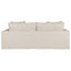 Bungalow 3 Seater Slip Cover Sofa - Natural Linen