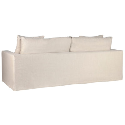 Bungalow 3 Seater Slip Cover Sofa - Natural Linen