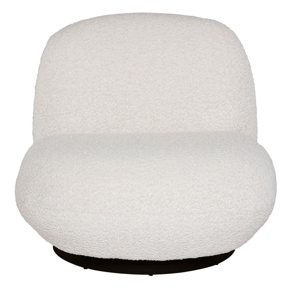 Felicity Swivel Occasional Chair - Ivory Boucle