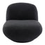 Felicity Swivel Occasional Chair - Black Onyx Boucle