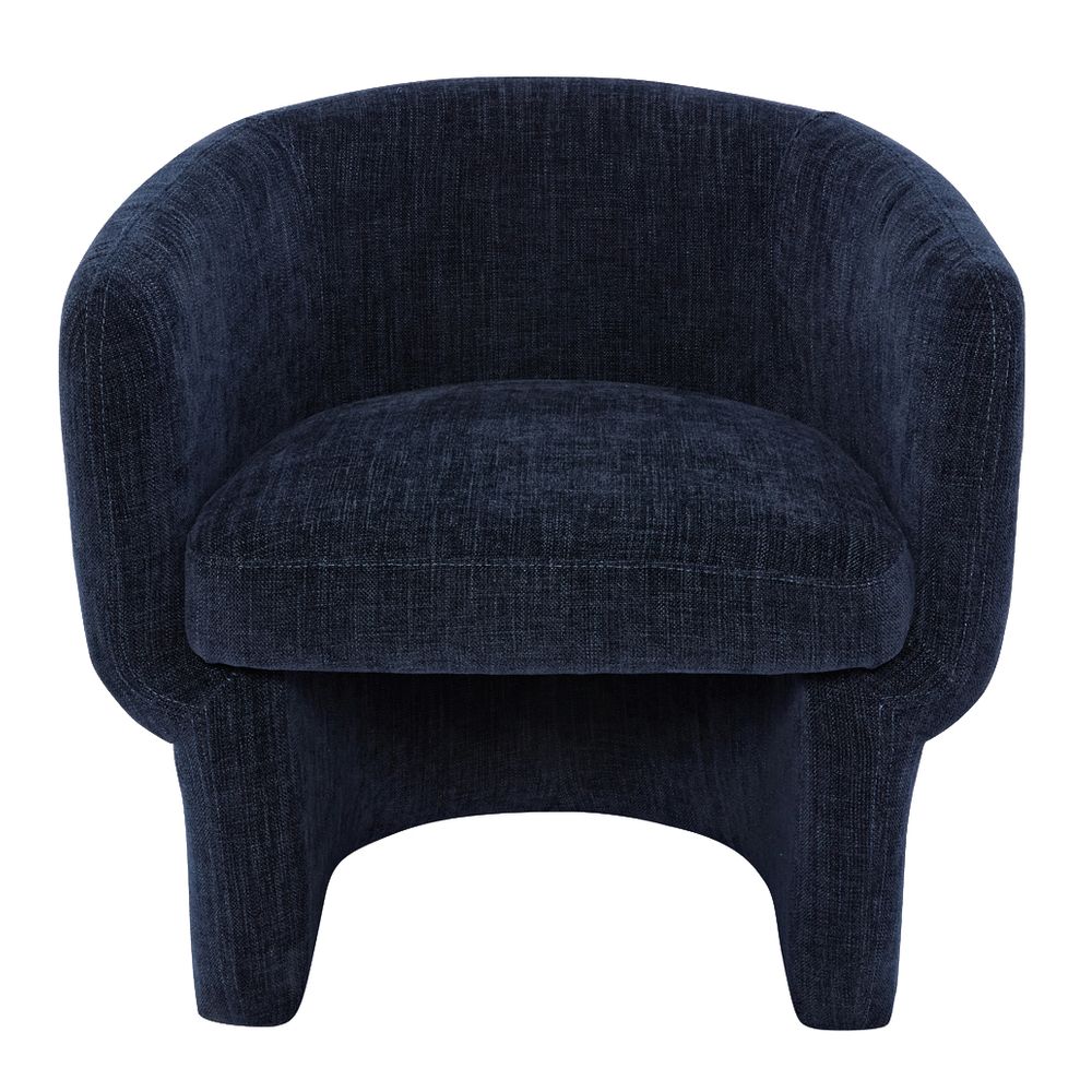 Avenue Arm Chair - Indigo Chenille