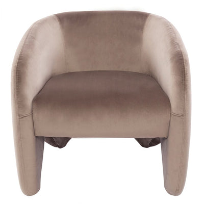 Maine Arm Chair - Taupe Velvet