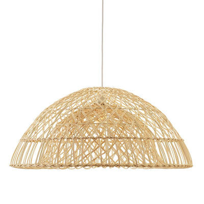 Longport Rattan Pendant - Dome