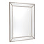 Zeta Wall Mirror - Large Antique Silver