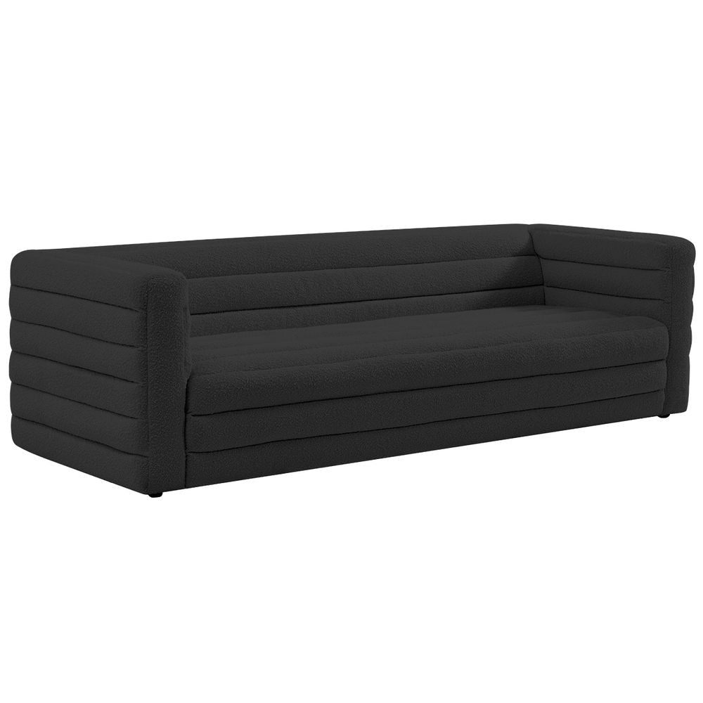 Colorado 3 Seater Sofa - Black Onyx Boucle