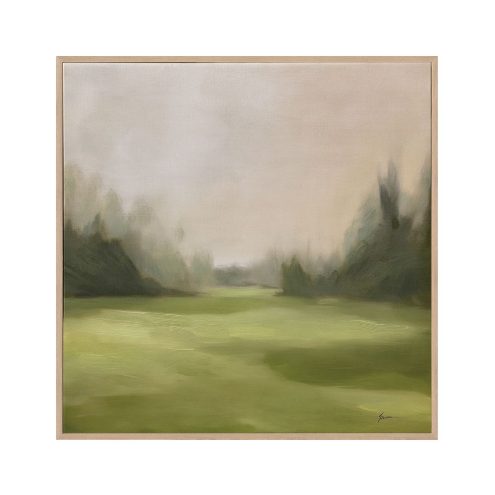 Green Meadows Canvas Painting