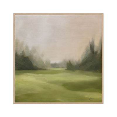 Green Meadows Canvas Painting