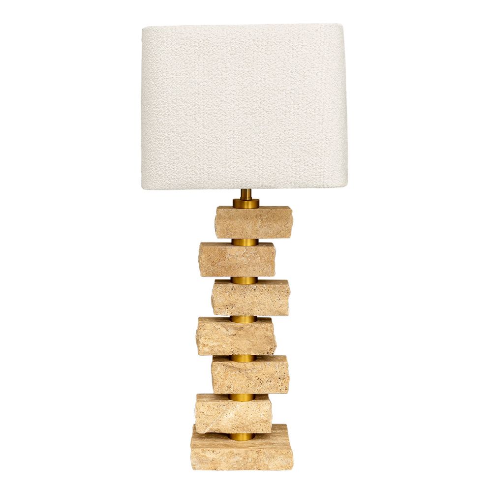 Hamburg Marble Table Lamp - Natural