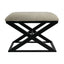 Spencer Black Timber Stool - Wheat