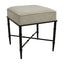 Hacienda Black Iron Stool - Wheat