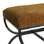 Novak Black Iron Stool - Butterscotch
