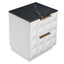 Benedict White Oak Bedside Table Range