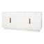 Benedict White Oak Buffet - White Marble