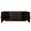 Benedict Smoked Oak Buffet - White Marble