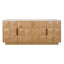 Benedict Natural Oak Buffet - White Marble