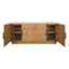 Benedict Natural Oak Buffet - White Marble