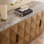 Benedict Walnut Buffet - River Brown Marble