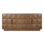 Benedict Walnut Buffet - White Marble