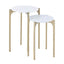 Thea Marble Nesting Side Tables