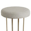 Blackley Gold Iron Kitchen Stool - Speckle Ecru