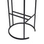 Blackley Black Iron Kitchen Stool - Speckle Ecru
