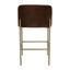 Leon Kitchen Stool - Dark Chocolate Velvet
