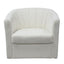Cadman Swivel Arm Chair - Ivory