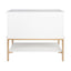 Aimee Bedside Table Large White Range