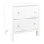 Ariana Large White Bedside Table Range