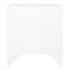 Ariana Large White Bedside Table Range