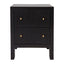 Ariana Small Black Bedside Table Range