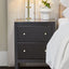 Ariana Small Black Bedside Table Range