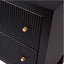 Ariana Small Black Bedside Table Range