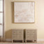 Ariana Small Beige Bedside Table Range