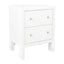 Ariana Small White Bedside Table Range