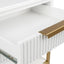 Aimee Small White Bedside Table Range