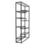 Mistique Glass Shelving Unit - Black